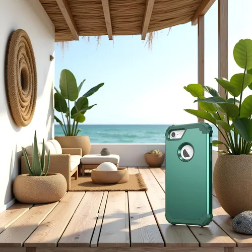 Miniatura 4 de IDweel Funda para iPhone 8, para iPhone 7 con protector de pantalla, 3 en 1, híbrida resistente a prueba de golpes, funda de policarbonato duro