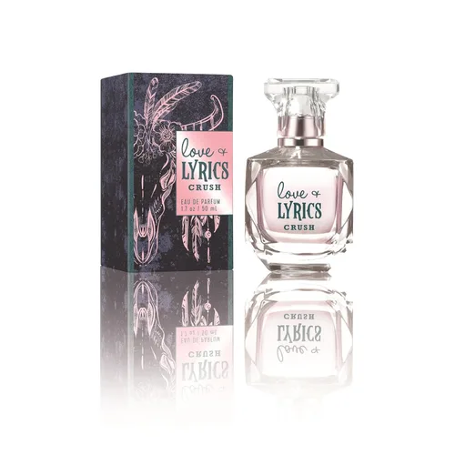 Tru Fragrance Beauty Love & Lyrics Crush Perfume para mujer, 1.7 fl oz (1.7 fl oz) - Floral afrutado, almizcle cremoso