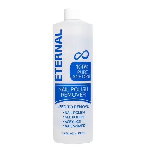 Miniatura 7 de Eternal - Acetona pura al 100% – Removedor de esmalte de uñas rápido y profesional, ultra potente, para uñas naturales, gel, acrílico, laca