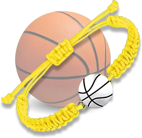 Miniatura 11 de Sportybella Pulsera unisex con dije de baloncesto – Pulsera de amistad ajustable con dije de baloncesto
