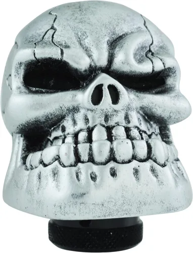 Miniatura 9 de Pomo de palanca de cambios de resina de calavera para automóvil, pomo de palanca de cambios de transmisión brillante para la mayoría de vehículos