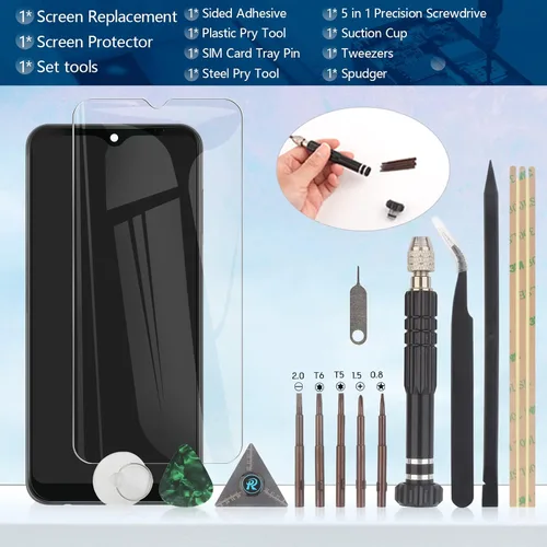 Miniatura 7 de Pantalla para LG K51 reemplazo táctil digitalizador para LG K51 LCD K500 K500UM K500KM K500MM LMK500MM LMK500MM LCD Panel de reemplazo con kit