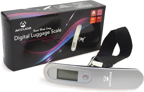 Miniatura 5 de Digital equipaje escala de accuoz con maxweight 110Lb. Viaje con la mejor