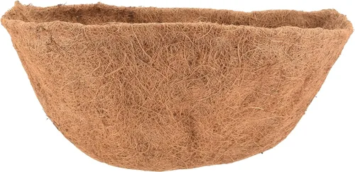 Miniatura 8 de Arcadia Garden Products - Forro de coco extra duradero 1547B de 12 pulgadas para macetas redondas colgantes, forro de repuesto de fibra de coco