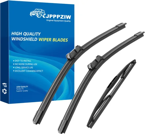 Miniatura 13 de CJPPPZIW® Limpiaparabrisas de repuesto para Toyota FJ Cruiser 2007, 2008, 2009, 2010, 2011, 2012, 2013, 2014, calidad de fabricante original