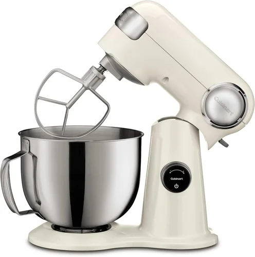 Miniatura 11 de Cuisinart Batidora de pie, 12 velocidades, cuenco de acero inoxidable de 5.5 cuartos de galón, batidor de chef, paleta mezcladora, gancho para masa