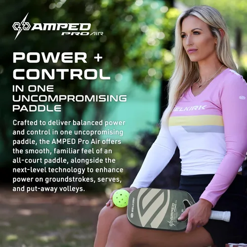 Miniatura 3 de Selkirk Sport Paletas de pickleball Amped Ensambladas en los Estados Unidos Amped Control o Amped Pro Pala de pickleball de fibra de vidrio