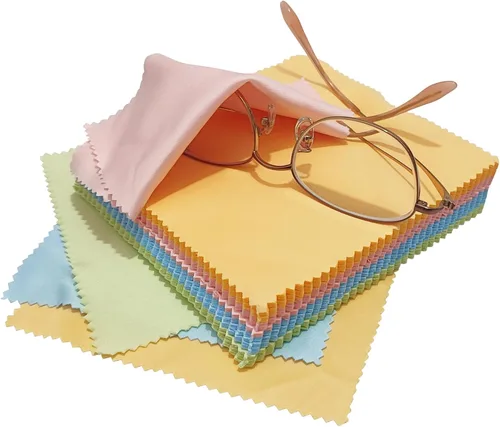 Miniatura 7 de 100pcs Paño de limpieza de microfibra para gafas lentes de cámara pantallas de computadora gafas