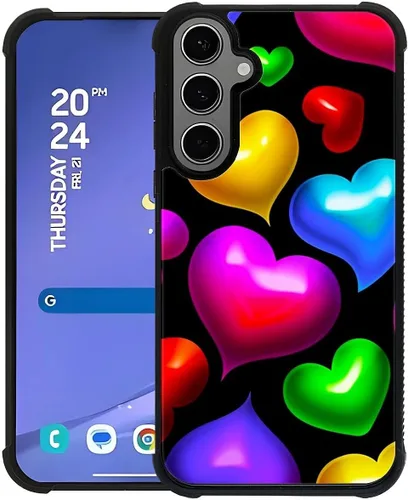 Miniatura 71 de ZHEGAILIAN Funda compatible con Samsung Galaxy S22 Ultra, funda de vidrio orgánico para niñas, mujeres y hombres, diseño de cuatro esquinas, Cabeza