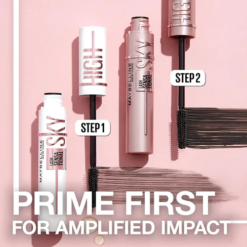 Miniatura 4 de Maybelline Lash Sensational Sky High - Imprimación de pestañas con infusión de suero para rímel, alargamiento, engrosamiento, fórmula teñida
