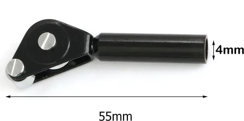 Miniatura 3 de heyous Rodillo de pesca de acero inoxidable con punta de guía superior caña de pescar para barco de mar, pesca Trolling, negro