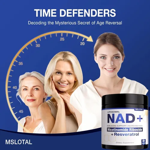 Miniatura 9 de Suplemento NAD+ - NAD Ribósido de Nicotinamida Resveratrol Suplemento NAD 1000mg Orgánico Puro para Mujeres y Hombres Anti-Edad, Energía, Enfoque