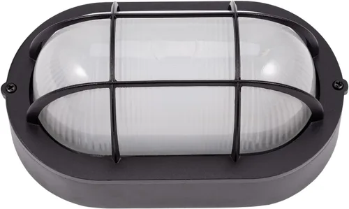 Miniatura 10 de GRUENLICH Luces de pared exteriores ovaladas de 8.5'', Luz de mamparo LED regulable, Iluminación para sauna y exterior, Clasificación ETL, 6W 600