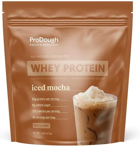 Miniatura 20 de ProDough Proteína en polvo de aislado de suero hidrolizado gourmet para mezcla de batidos - Mezcla de enzimas de fácil digestión, 25 g de proteína