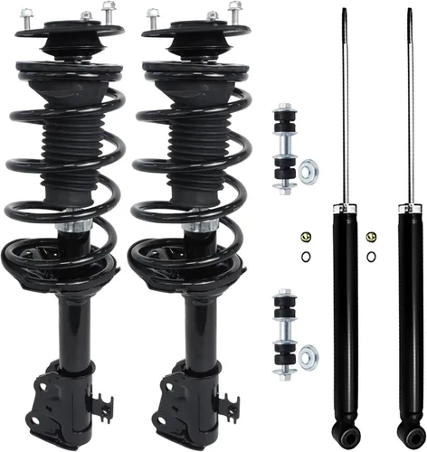 Miniatura 64 de Detroit Axle - Kit de puntales delanteros de 6 piezas para Ford Escape 2014-2019, 2 puntales y muelles helicoidales, 2 enlaces de barra