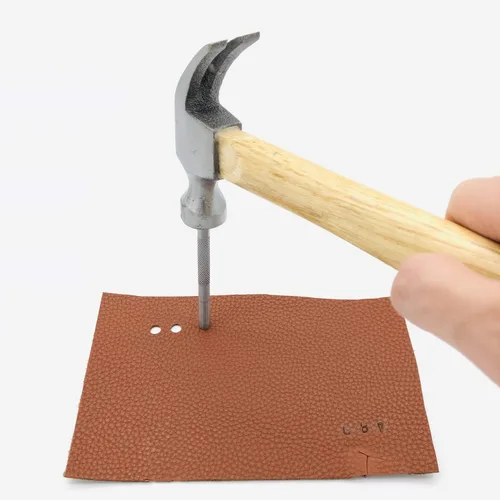 Miniatura 5 de Heyiarbeit 1 perforadora de cuero para manualidades, perforadora hueca redonda, herramienta de perforación para manualidades, herramienta de corte