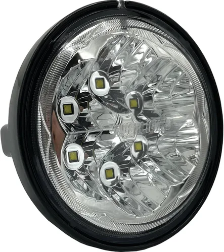 Tiger Lights TL5120 - Faro delantero redondo LED compatible con/repuesto para Kubota 3Y205-75730, 3Y205-75732 12-24 voltios, 1.830 amperios, 2550