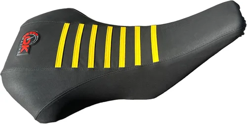 Miniatura 4 de Funda de asiento compatible con Suzuki LTZ 400 Z400 2003-2008 - Protector de asiento de ATV a medida (negro/amarillo)