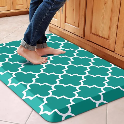 Miniatura 25 de WISELIFE - Tapete antifatiga para piso de 4/5 pulgadas, tapete de cocina antideslizante, impermeable, resistente, ergonómico, cómodo, duradero