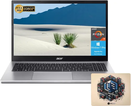 Miniatura 9 de acer Laptop Aspire 5 Slim 2023, pantalla Full HD de 15.6 pulgadas, 20 GB de RAM, almacenamiento SSD de 1 TB, procesador AMD Ryzen de 4 núcleos