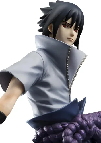 Miniatura 3 de Megahouse Naruto Shippuden: Figura de PVC de la serie GEM de Sasuke Uchiha