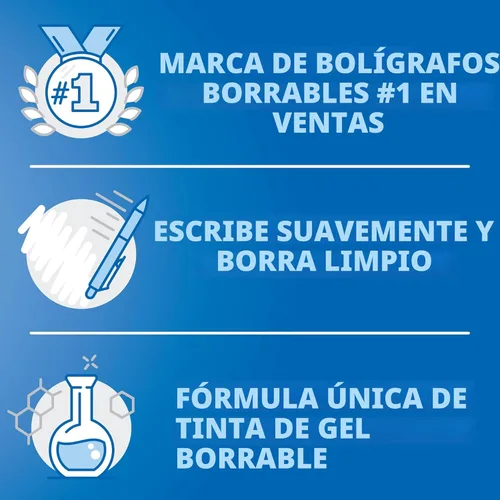 Miniatura 3 de PILOT Bolígrafos de tinta de gel borrable Frixion ColorSticks, punta fina (0,7 mm), surtidos, 10 unidades (32454)