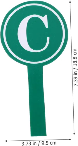 Miniatura 8 de NUOBESTY 4 unids Respuesta paleta de borrado en seco marcador de espuma marcador de votación ABCD tablero de paletas individuales borrables tablas