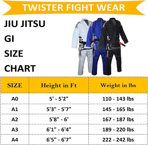 Miniatura 2 de Twister Progress 5.0 Brazilian Jiu Jitsu Gi BJJ Gi Lightweight Preshrunk Pearl Weave With Pants and Jacket 475gram