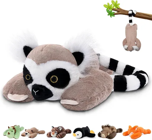 Miniatura 14 de Niuniu Daddy - Peluche con peso de dinosaurio verde de 24 pulgadas, almohada corporal grande para bebés, niñas o niños, juguete de felpa como regalo