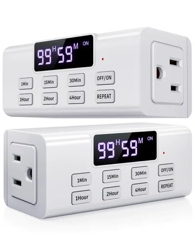 Miniatura 10 de NEARPOW - Temporizador de cuenta regresiva para interiores, temporizadores de apagado automático con pantalla grande, cuenta regresiva