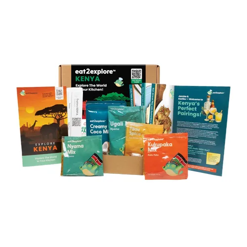Miniatura 8 de eat2explore Kit de cocina global para adultos, recetas auténticas, especias esenciales y maridajes de bebidas, perfecto para citas nocturnas