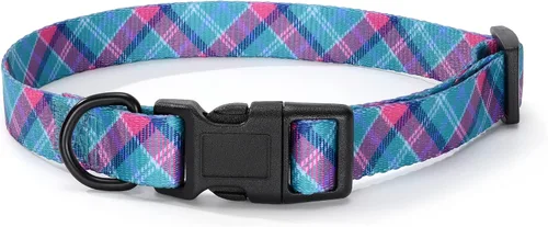 Miniatura 6 de Mile High Life Collar de nailon para cachorros con bonitos patrones, ligero, collar para niña y niño para perros pequeños, medianos y grandes