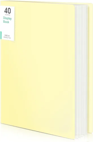 Miniatura 27 de Organizador de carpeta portafolio de 60 bolsillos Phyxin, protectores de hojas para carpeta de 8.5" x 11", carpeta de plástico que muestra 120 Blanco