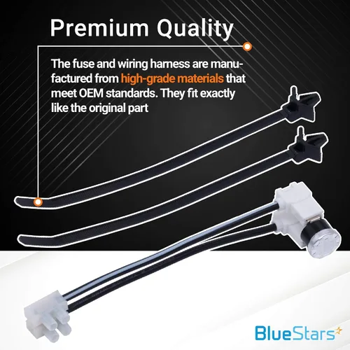 Miniatura 4 de BlueStars W10258275 Fusible térmico bimetálico para lavavajillas, compatible con lavavajillas Whirlpool Kenmore, instrucciones claras incluidas