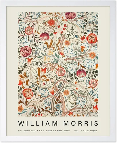 Miniatura 8 de Poster Master Póster vintage de William Morris, estampado de patrón retro de Santiago, arte de flores, arte de patrón textil, regalo para hombres
