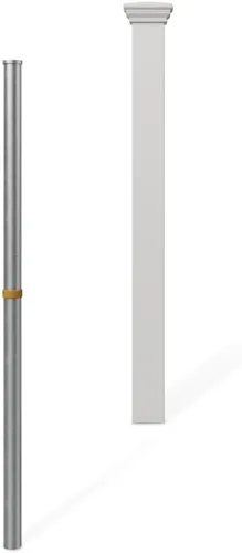 Miniatura 10 de Zippity Outdoor - Componentes totalmente americanos 1 panel + 1 poste, ZP19041, valla de vinilo sin excavación, fácil de instalar