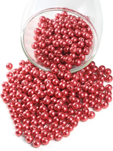 Miniatura 7 de YouLuo 200 piezas de cuentas de perlas de cristal redondas, cuentas de perlas pequeñas checas de satinado lustroso para hacer joyas, cuentas sueltas