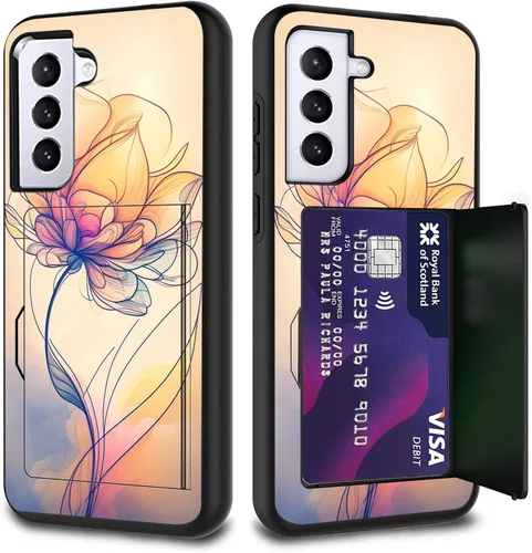 Miniatura 46 de Funda híbrida de doble capa con función atril para Samsung Galaxy A16 5G de 6.9 pulgadas, diseño de vaca con bandera estadounidense