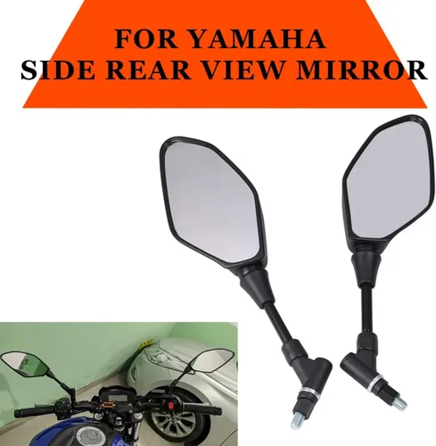 Miniatura 5 de LINGYUE Espejos retrovisores de motocicleta para Yamaha FZ-8 2010-2014, espejos retrovisores de motocicleta, espejos laterales reflectores