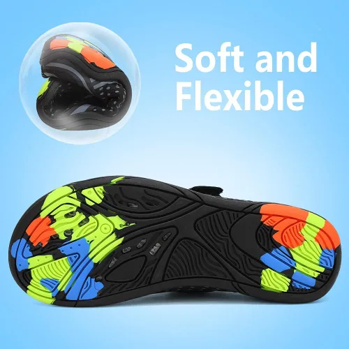 Miniatura 6 de Zapatos acuáticos para niños y niñas, suela ligera y cómoda, fácil de caminar, calzado acuático y deportivo antideslizante