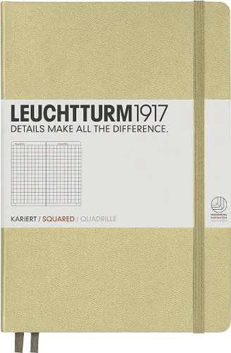 Miniatura 42 de LEUCHTTURM1917 - Cuaderno de tapa dura mediano A5 con 251 páginas numeradas para escritura y diario (verde menta, con puntos)