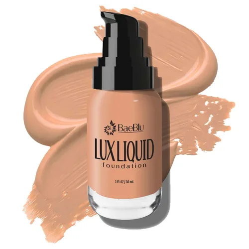 Miniatura 19 de BaeBlu LUX - Maquillaje líquido orgánico de base – Cobertura media 100% natural con acabado natural – Vegano y sin gluten para todo tipo de piel, 1