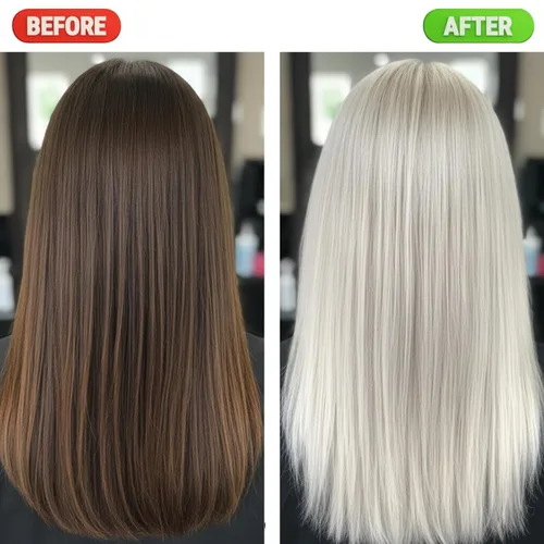 Miniatura 3 de Kachita Spell Aclarador profesional para el cabello azul con tecnología Plex, hasta 9 niveles de polvo blanqueador y decoloración del cabello