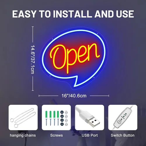 Miniatura 10 de Letrero de neón de baloncesto, 9.84 x 9.84 pulgadas, luz de neón LED de baloncesto, alimentado por USB con interruptor regulable, letrero LED