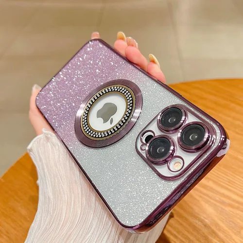 Miniatura 49 de Misscase Funda magnética con purpurina para iPhone 11 compatible con MagSafe, protección completa, delgada, a prueba de golpes, antiarañazos
