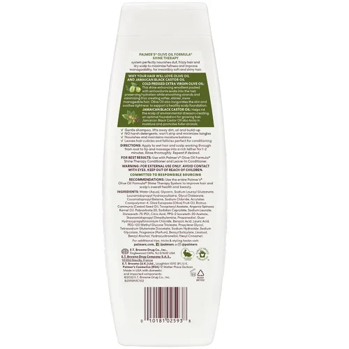 Miniatura 2 de Palmer's Champú de terapia de brillo de fórmula de aceite de oliva, 13.5 onzas (paquete de 2)
