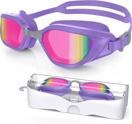 Miniatura 34 de Gafas de Natación, Gafas de Natación Unisex para Adultos Anti Niebla Anti UV Sin Fugas Visión Amplia para Hombres Mujeres Jóvenes