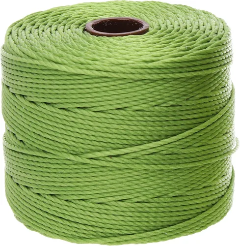 Miniatura 13 de The Beadsmith S-Lon - Cordón de nailon trenzado de 0.020 in para cuerda, color rojo oscuro, TEX210, carrete de 77 yardas