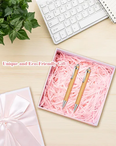 Miniatura 3 de 200 Uds bolígrafos de bambú a granel de madera de bambú de grabado bolígrafo de madera bolígrafo de regalo personalizable a granel