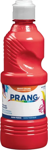 Miniatura 18 de Prang témpera líquida lista para usar Azul; Blanco; Negro; Violeta; Melocotón; Amarillo; Verde; Magenta; Marrón; Rojo; Naranja; Turquesa-Azul